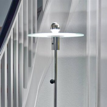 TECNOLUMEN Pap, Bauhaus, stojaca lampa Gyula Pap