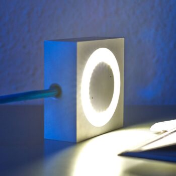 TECNOLUMEN Square LED lampa čierny napájací kábel