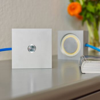 TECNOLUMEN Square LED lampa modrý napájací kábel