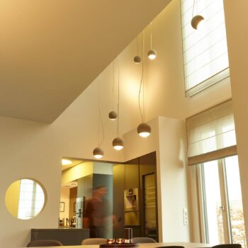 TECNOLUMEN Trabant 1 lampa šošovka matná