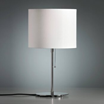TECNOLUMEN Walter Schnepel, stolová lampa biela