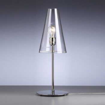 TECNOLUMEN Walter Schnepel stolová lampa, číra