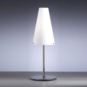 TECNOLUMEN Walter Schnepel stolová lampa, opálová