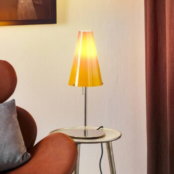 TECNOLUMEN Walter Schnepel stolová lampa, oranžová