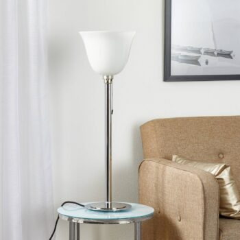 TECNOLUMEN – francúzska stojaca lampa Art-déco