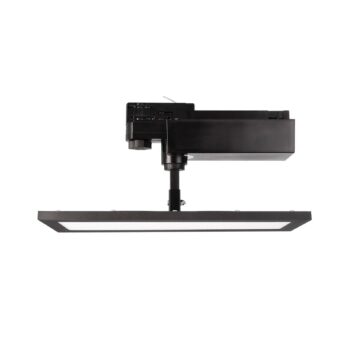 TRACK LIGHT LED panel, čierny, 3-fázový, 4 000 K, zapnutý/vypnutý