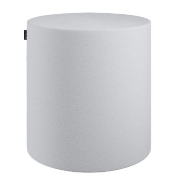 Taburetka valec, tvrdá, biały, ø40 cm x 40 cm, Teddy, 702-80