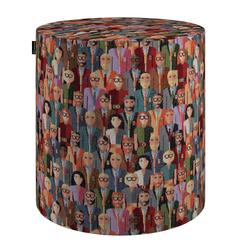 Taburetka valec, tvrdá, červeno-modrá, ø40 cm x 40 cm, Intenso Premium, 144-15 Taburetka valec, tvrdá, červeno-modrá, ø40 cm x 40 cm, Intenso Premium, 144-15