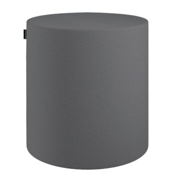 Taburetka valec, tvrdá, ciemny szary, ø40 cm x 40 cm, Teddy, 702-83