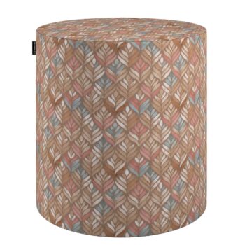 Taburetka valec, tvrdá, hnedá, broskyňová, ø40 cm x 40 cm, Arte, 143-99