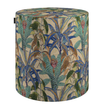 Taburetka valec, tvrdá, zeleno-modrá, ø40 cm x 40 cm, Intenso Premium, 144-29