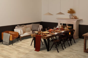 Tarkett, AKCIA: 345x360 cm PVC podlaha - lino Duplex 1759, šíře, béžová, filc, chodba / predsieň