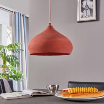 Terakotová závesná lampa Fiona