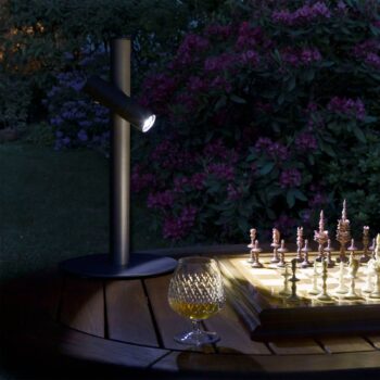 Terasová LED lampa Paul Basic, 1-plameňová