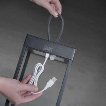 Terasová LED lampa Ravello, výška 30 cm