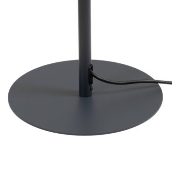 Terasová stojacia lampa, IP44, grafitová/biela, výška 148 cm