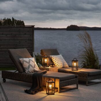 Terasové svietidlo Bologna Mini, výška 33 cm