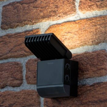 Theben LED vonkajšie nástenné svietidlo theLeda S8-100, čierne, senzor