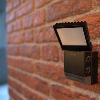 Theben LED vonkajšie nástenné svietidlo theLeda S8-100, čierne, senzor