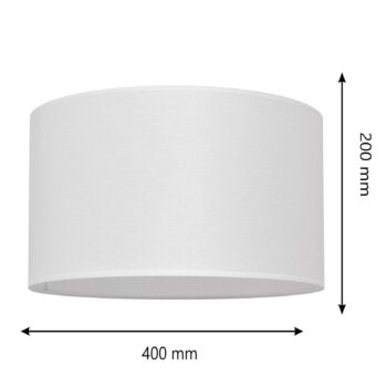 Tienidlo na lampu Alba, Ø 40 cm, E27, biela