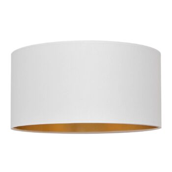 Tienidlo na lampu Alba, Ø 40 cm, E27, biela/zlatá