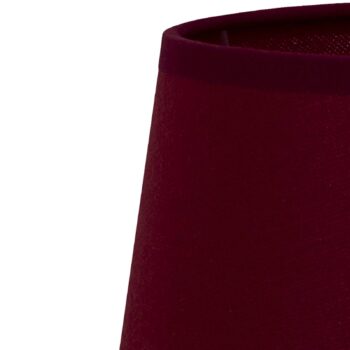Tienidlo na lampu Classic S, bordová červená