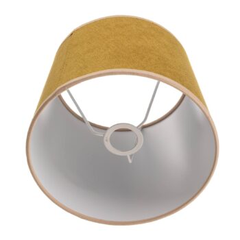 Tienidlo na lampu Classic S, tkané, horčicovo žlté