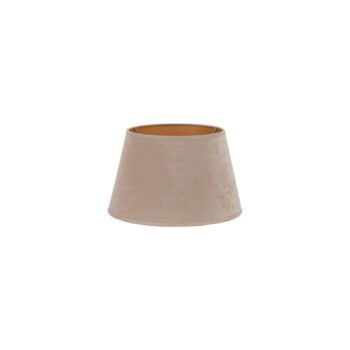 Tienidlo na lampu Cone výška 18 cm, béžová/zlatá