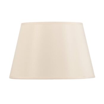 Tienidlo na lampu Cone výška 18 cm, chintz ecru/biela