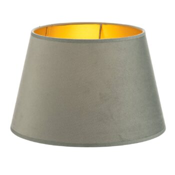 Tienidlo na lampu Cone výška 18 cm, mätovo zelená/zlatá