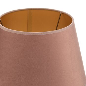 Tienidlo na lampu Cone výška 18 cm, ružová/zlatá