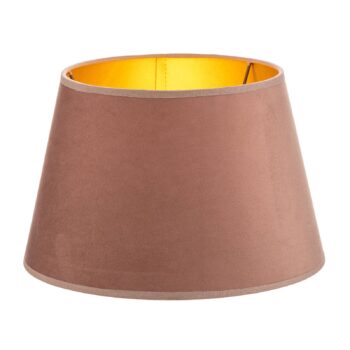 Tienidlo na lampu Cone výška 18 cm, ružová/zlatá