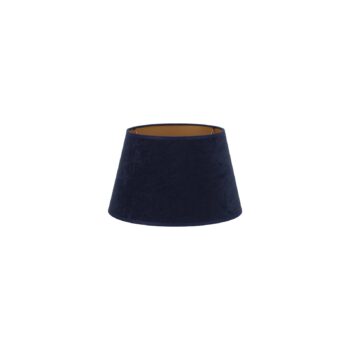 Tienidlo na lampu Cone výška 18 cm, tmavomodrá/zlatá