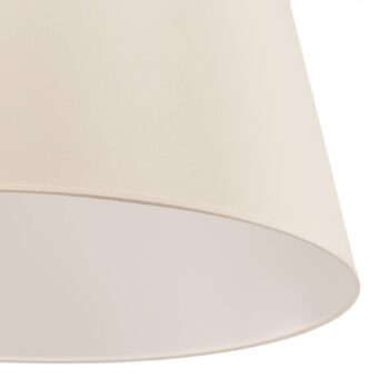Tienidlo na lampu Cone výška 22,5 cm, chintz ecru/biela