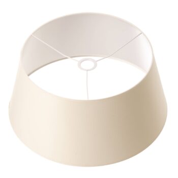 Tienidlo na lampu Cone výška 22,5 cm, chintz ecru/biela