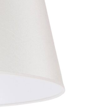 Tienidlo na lampu Cone výška 25,5 cm, chintz ecru/biela