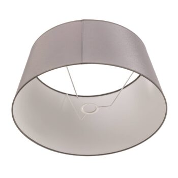 Tienidlo na lampu Cone výška 25,5 cm, chintz sivá/biela