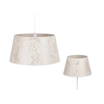 Tienidlo na lampu Cone výška 25,5 cm, ecru