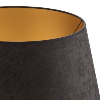 Tienidlo na lampu Cone výška 25,5 cm, grafit/zlatá