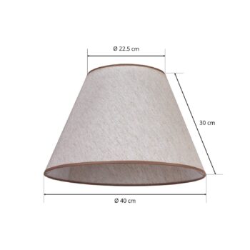 Tienidlo na lampu Pseudosofia lampa ekru/béžová