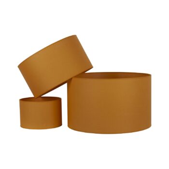 Tienidlo na lampu Roller Ø 25 cm, horčicovo žltá