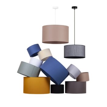 Tienidlo na lampu Roller Ø 25 cm, tmavomodrá