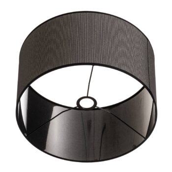 Tienidlo na lampu Roller Ø 40 cm, čierna/strieborná