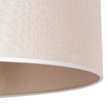 Tienidlo na lampu Roller, béžové, Ø 13 cm, výška 15 cm
