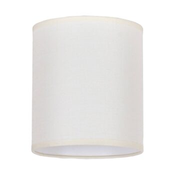 Tienidlo na lampu Roller ecru bavlna Ø13cm výška 15cm