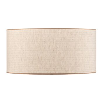 Tienidlo na lampu Roller, ecru, juta, Ø 50 cm, výška 24 cm