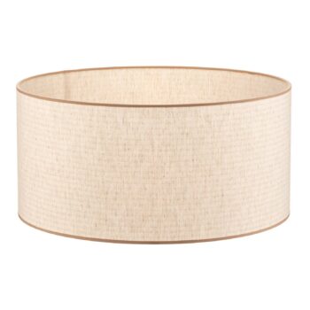 Tienidlo na lampu Roller, ecru, juta, Ø 50 cm, výška 24 cm