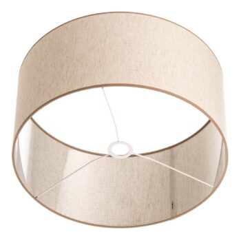 Tienidlo na lampu Roller, ecru, juta, Ø 50 cm, výška 24 cm