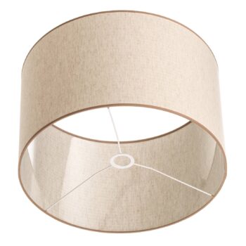 Tienidlo na lampu Roller, ecru, juta, Ø 50 cm, výška 30 cm