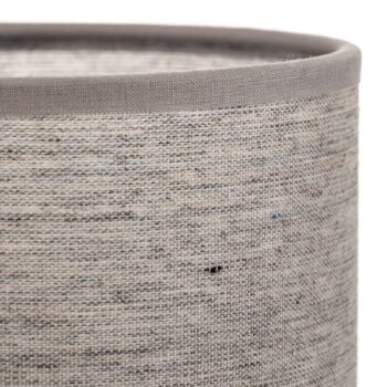 Tienidlo na lampu Roller, sivá, Ø 13 cm, výška 15 cm